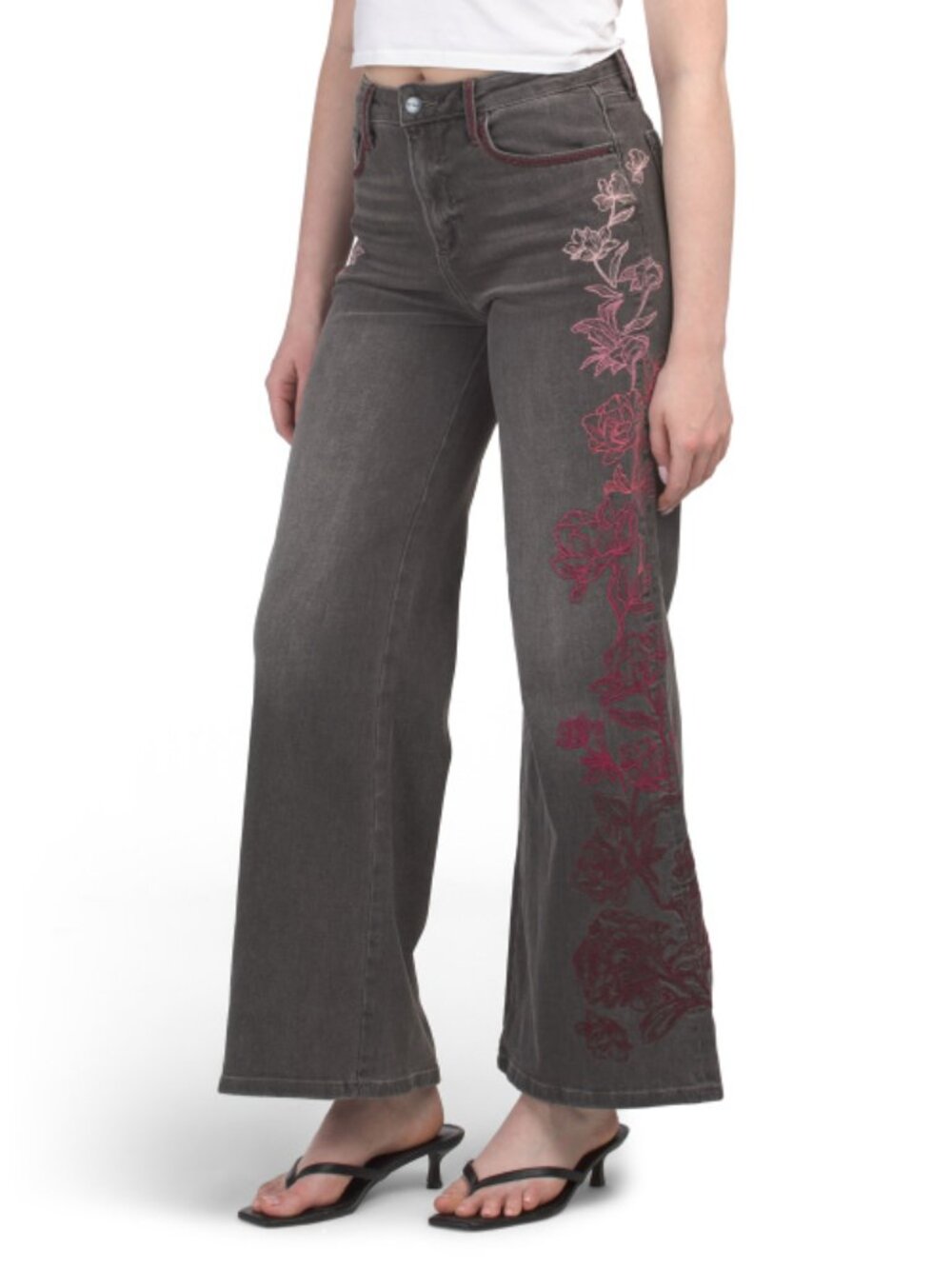 DRIFTWOOD JEANS Mona X Blush Etched Jeans